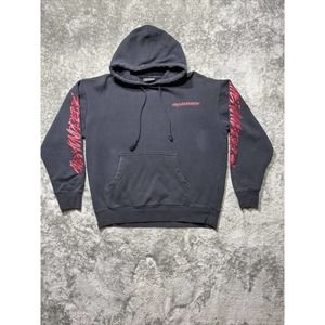 The Hundreds - Black Hoodie - Long Sleeve - Pockets - M - Cotton Blend